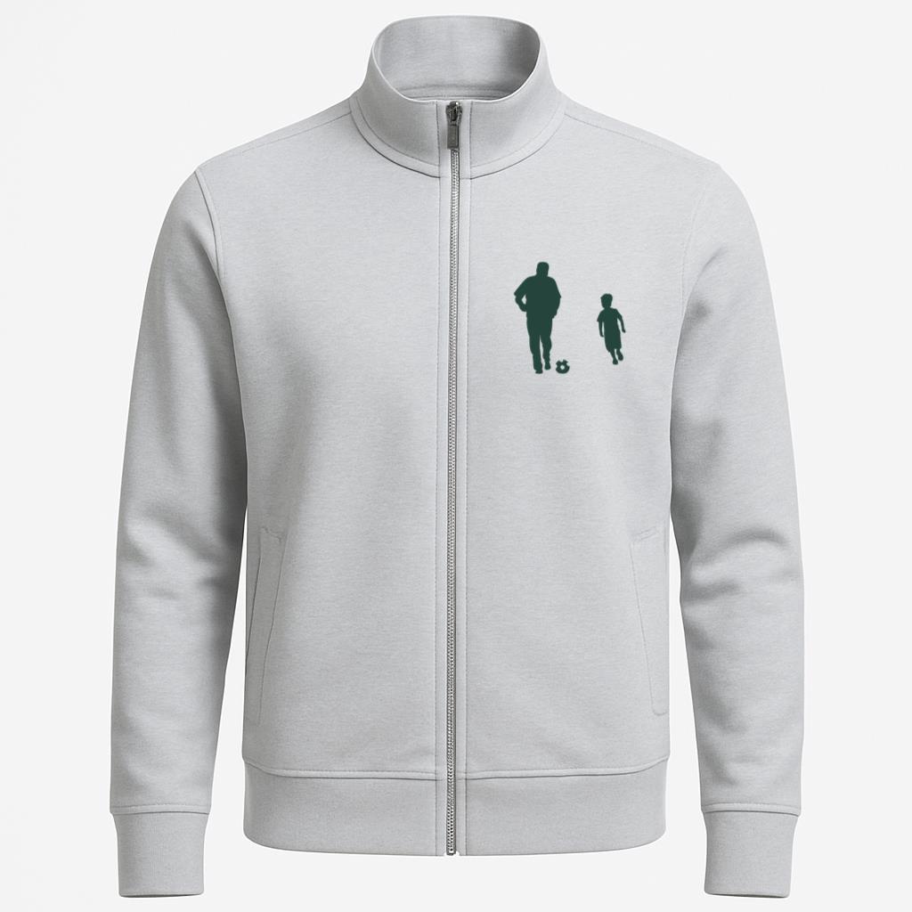 Adult Kid Soccer Playing Silhouette Jacket