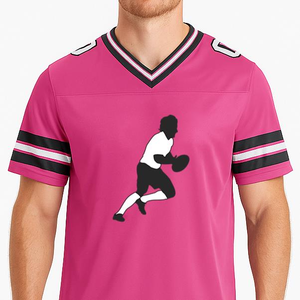 American Football Player Tackling Football Jersey - Image 3