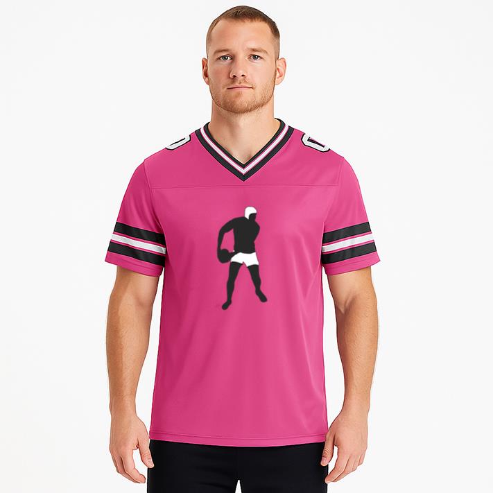 American Football Player Throwing Football Jersey - Image 2