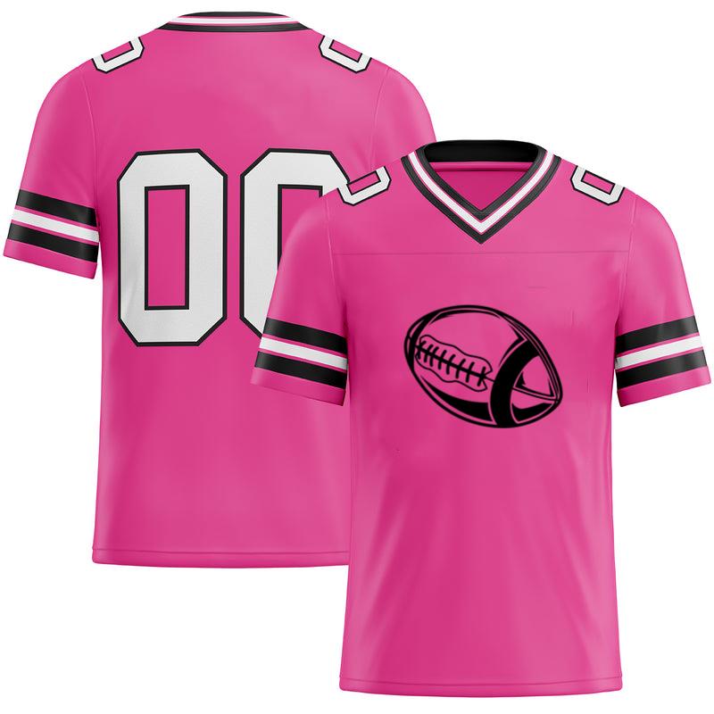 American Football Side High Contrast Football Jersey