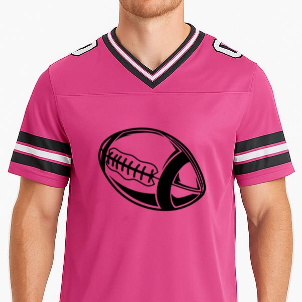 American Football Side High Contrast Football Jersey - Image 3