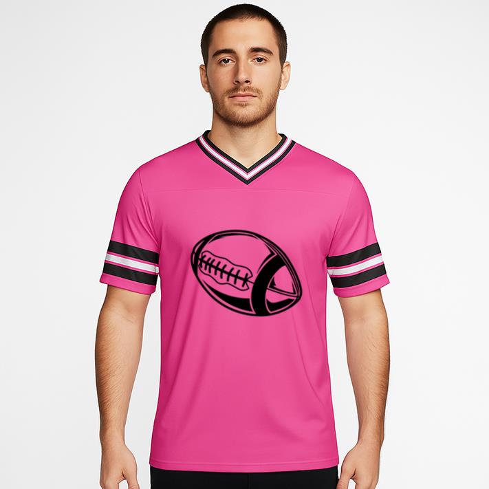 American Football Side High Contrast Football Jersey - Image 4
