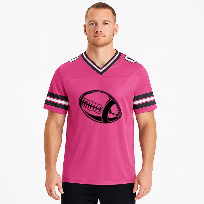 American Football Side High Contrast Football Jersey - Image 2