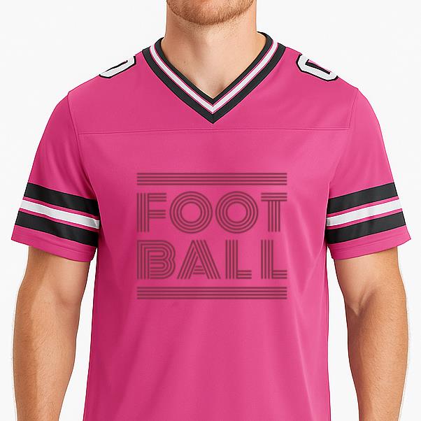 American Football Sport Lettering Football Jersey - Image 3