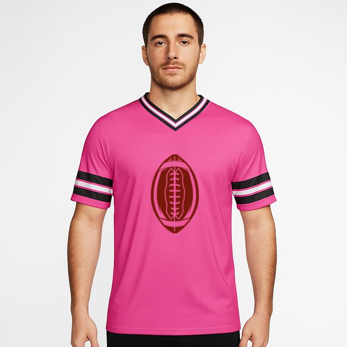 American Football Standing Cut Out Football Jersey - Image 4