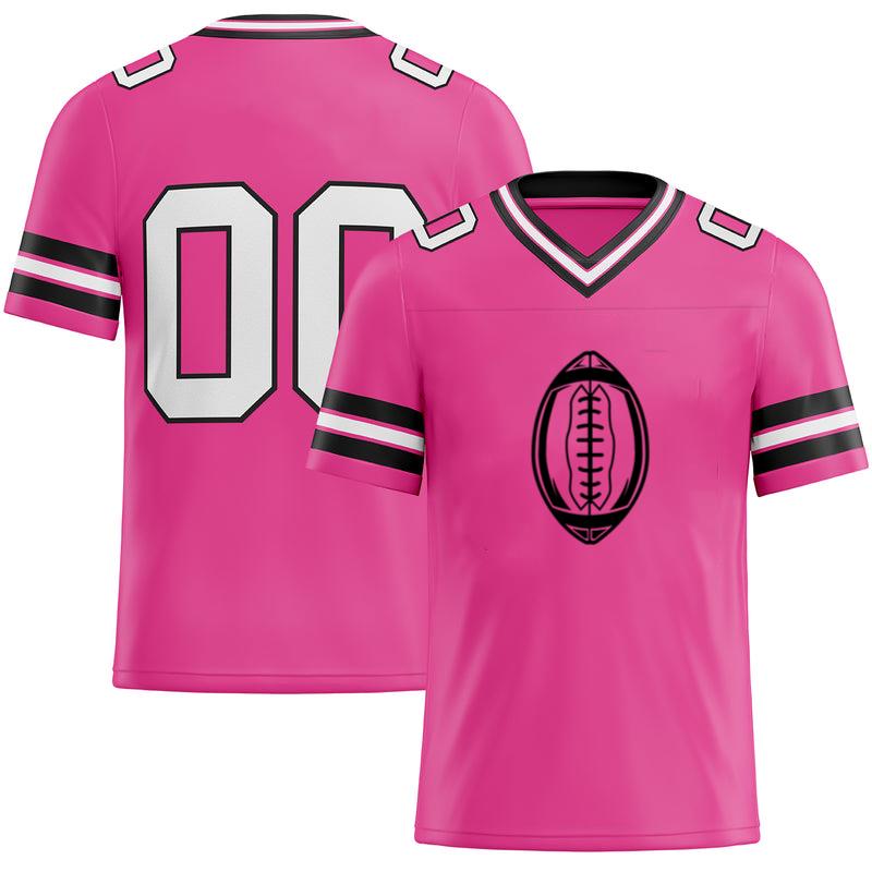 American Football Standing High Contrast Football Jersey