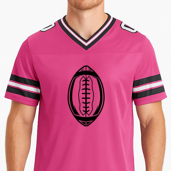 American Football Standing High Contrast Football Jersey - Image 3