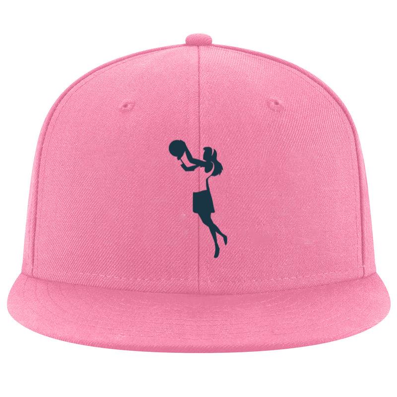 Basketball Player Female Hair Ball Player Shorts Accessory T Shirt Detailed Silhouette Cap
