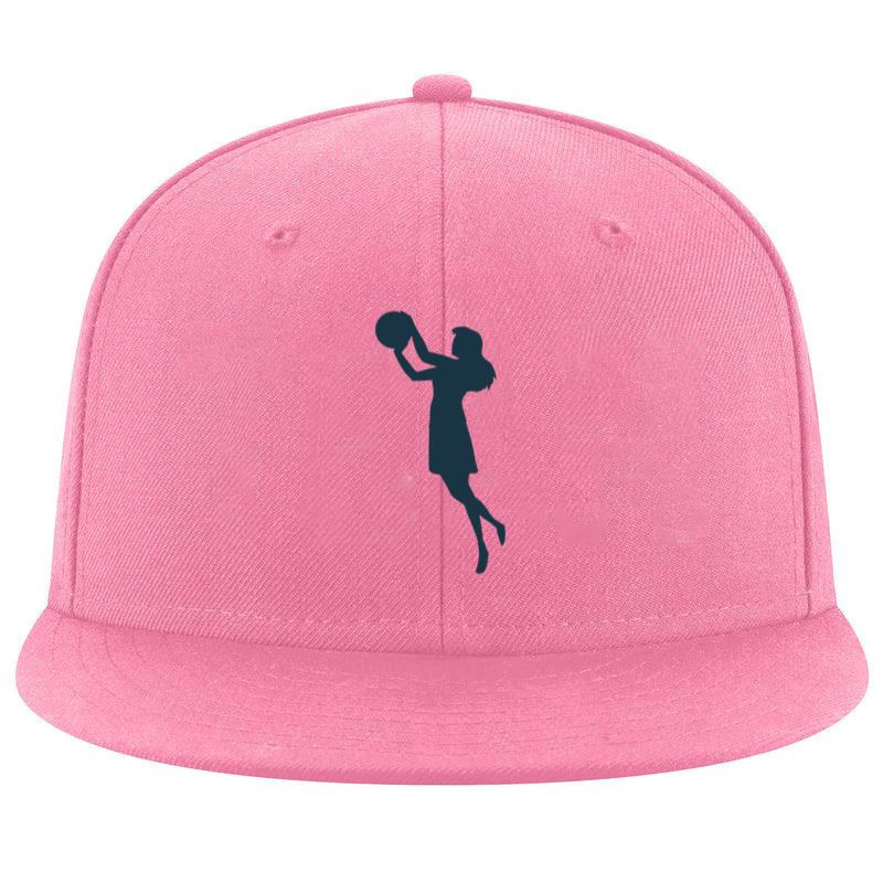 Basketball Player Female Hair Ball Player Shorts T Shirt Silhouette Cap