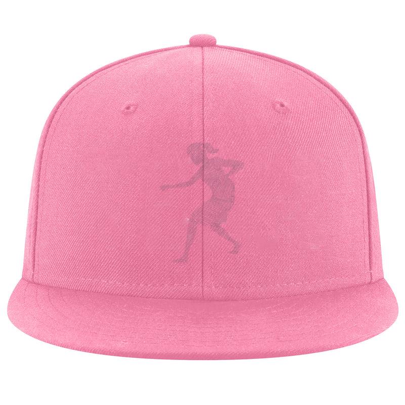 Basketball Player Female Running Ball Player Hair Tie Shorts Accessory T Shirt Striped Silhouette Cap