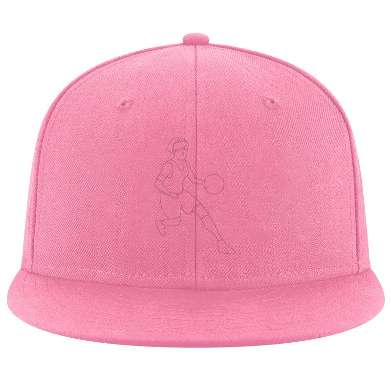 Basketball Player Female Running Ball Player Outfit Line Cap