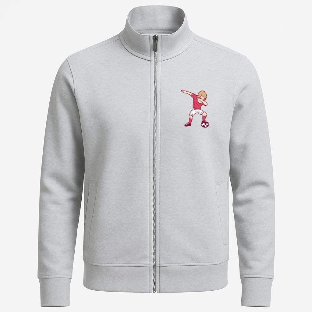 Boy Soccer Player Dab Illustration Jacket