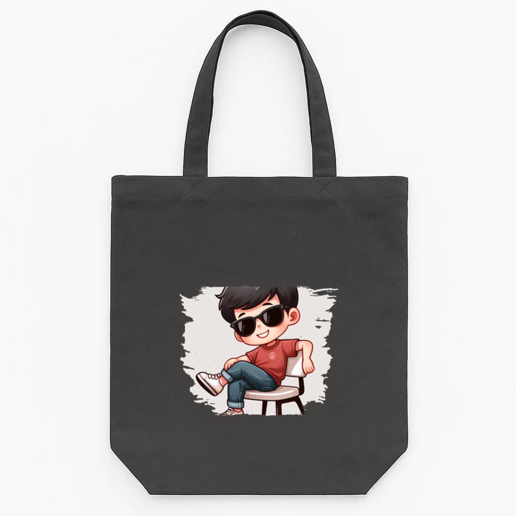 Character Cheerful Charming Tote Canvas Bag