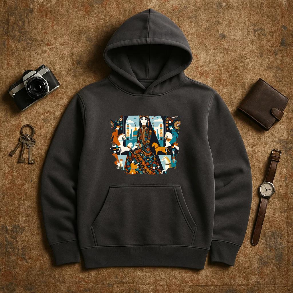Character Cheerful Elegant Hoodie