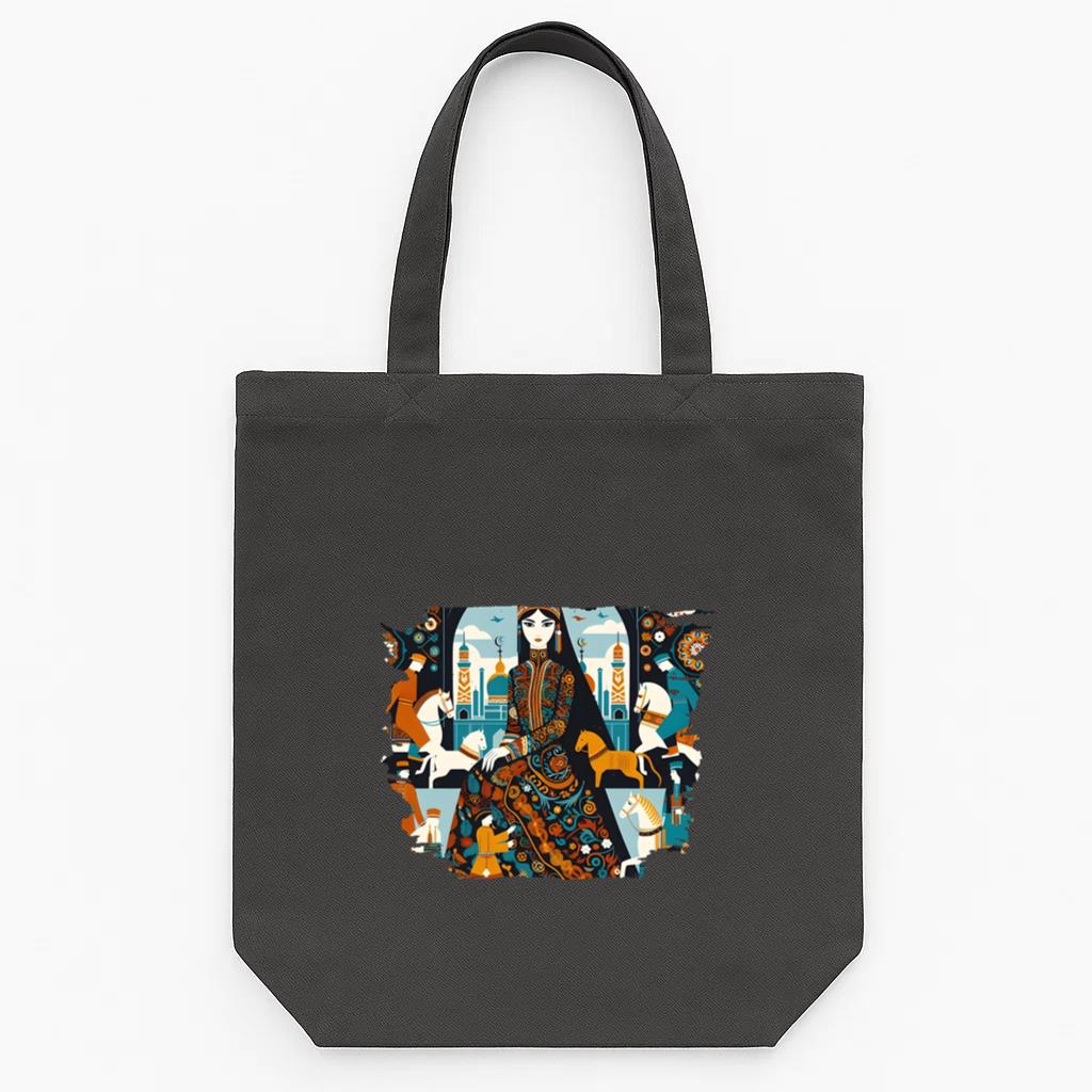Character Cheerful Elegant Tote Canvas Bag