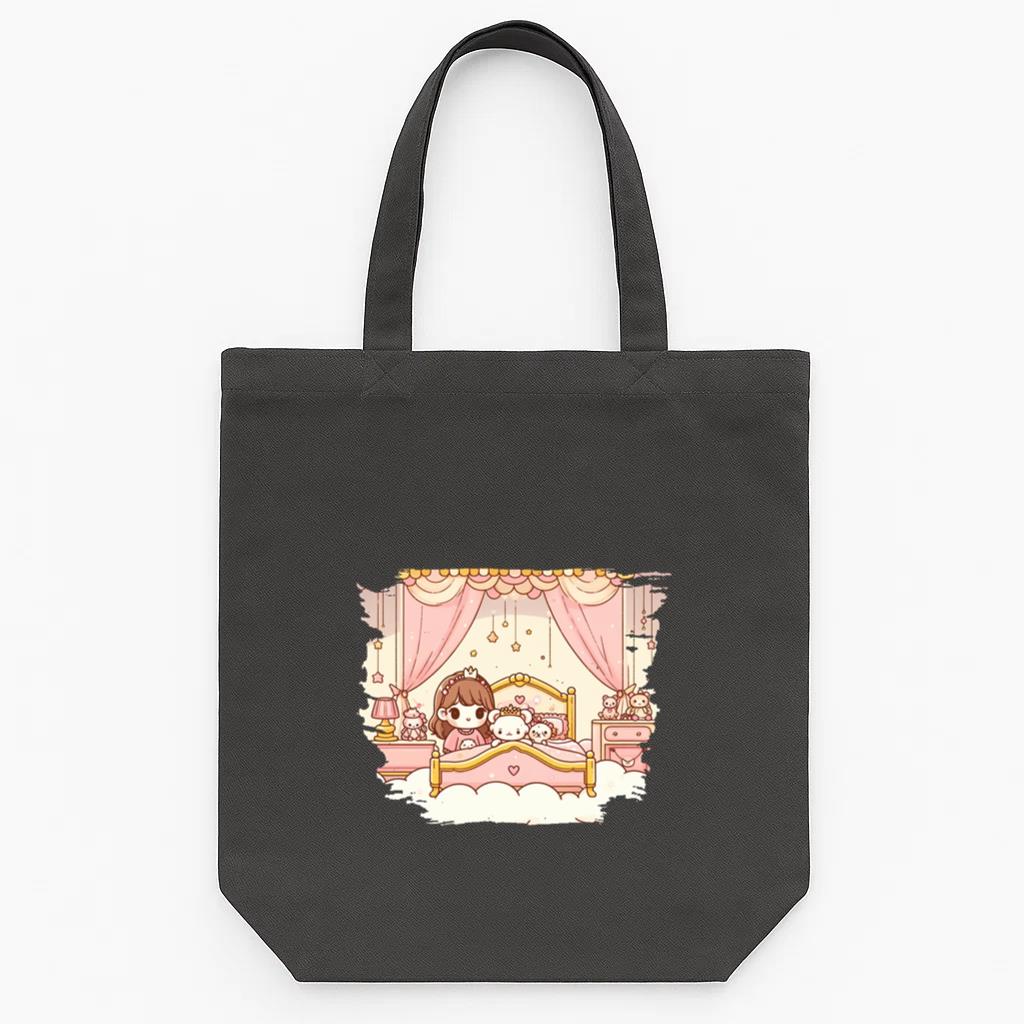 Character Cheerful Sleek Tote Canvas Bag