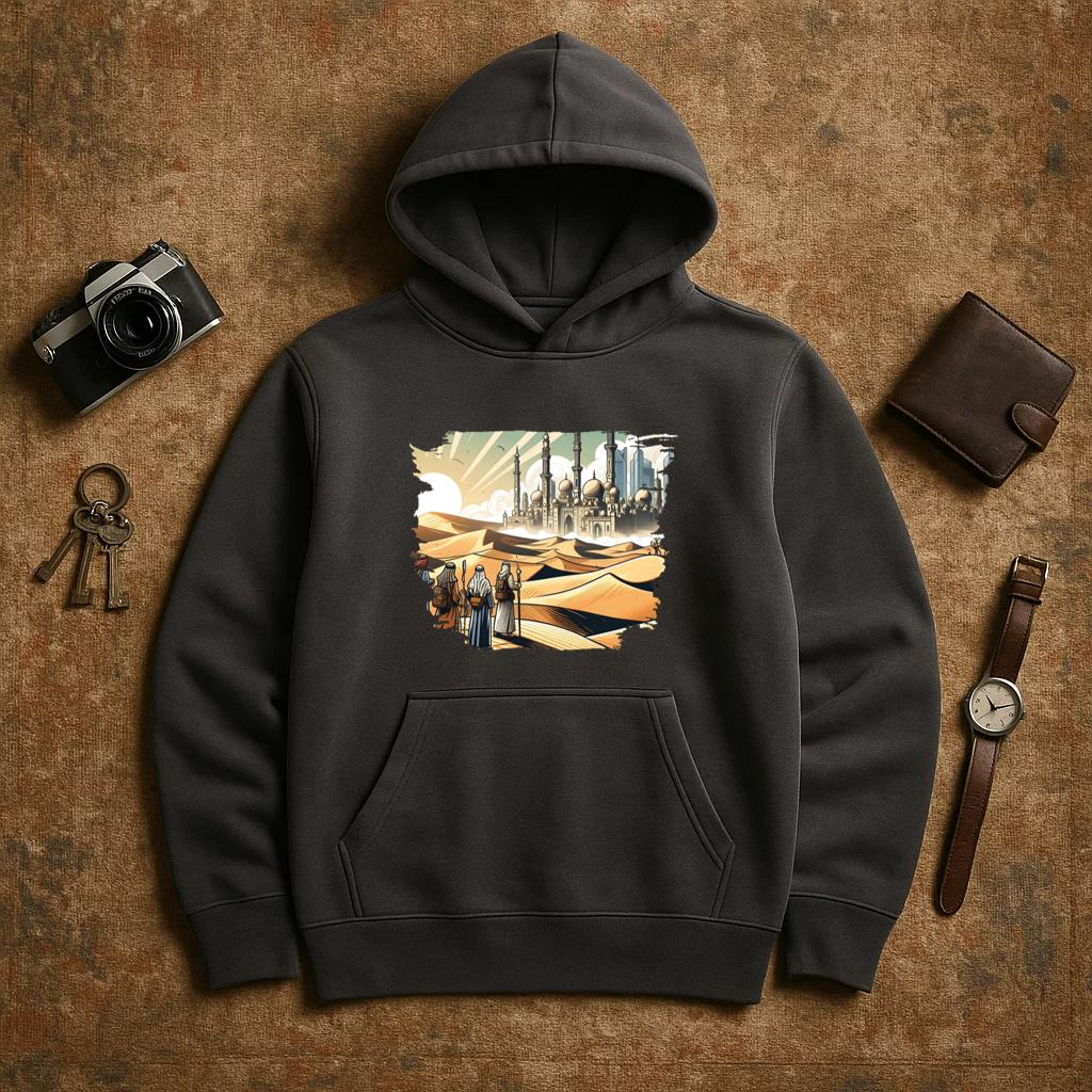 Character Elegant Abstract Hoodie