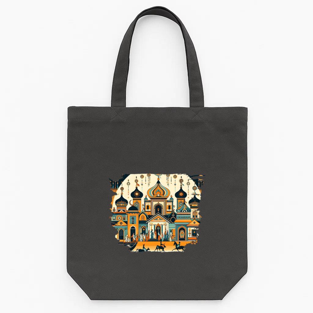 Character Happy Bold Tote Canvas Bag