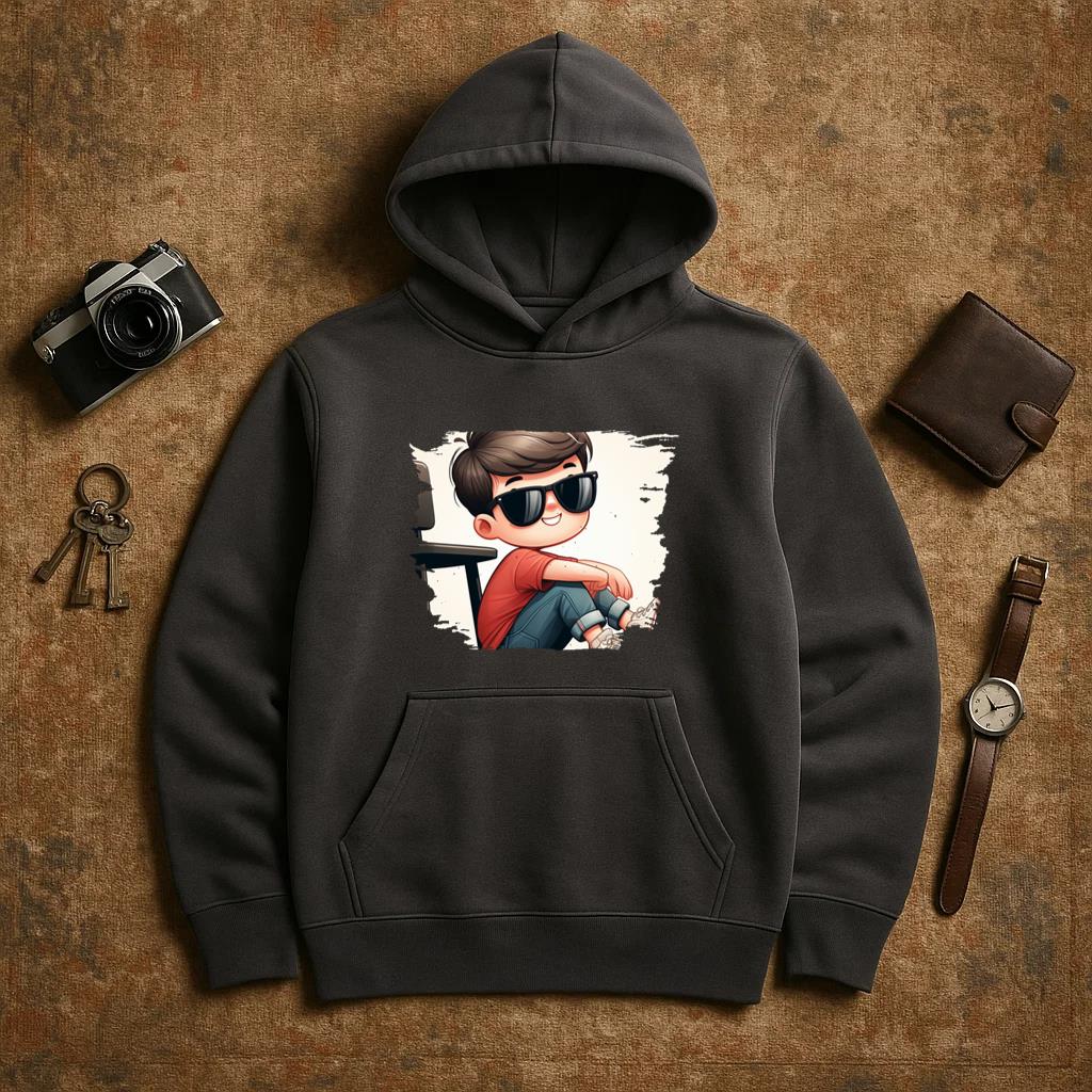 Explorer Cheerful Minimal Hoodie