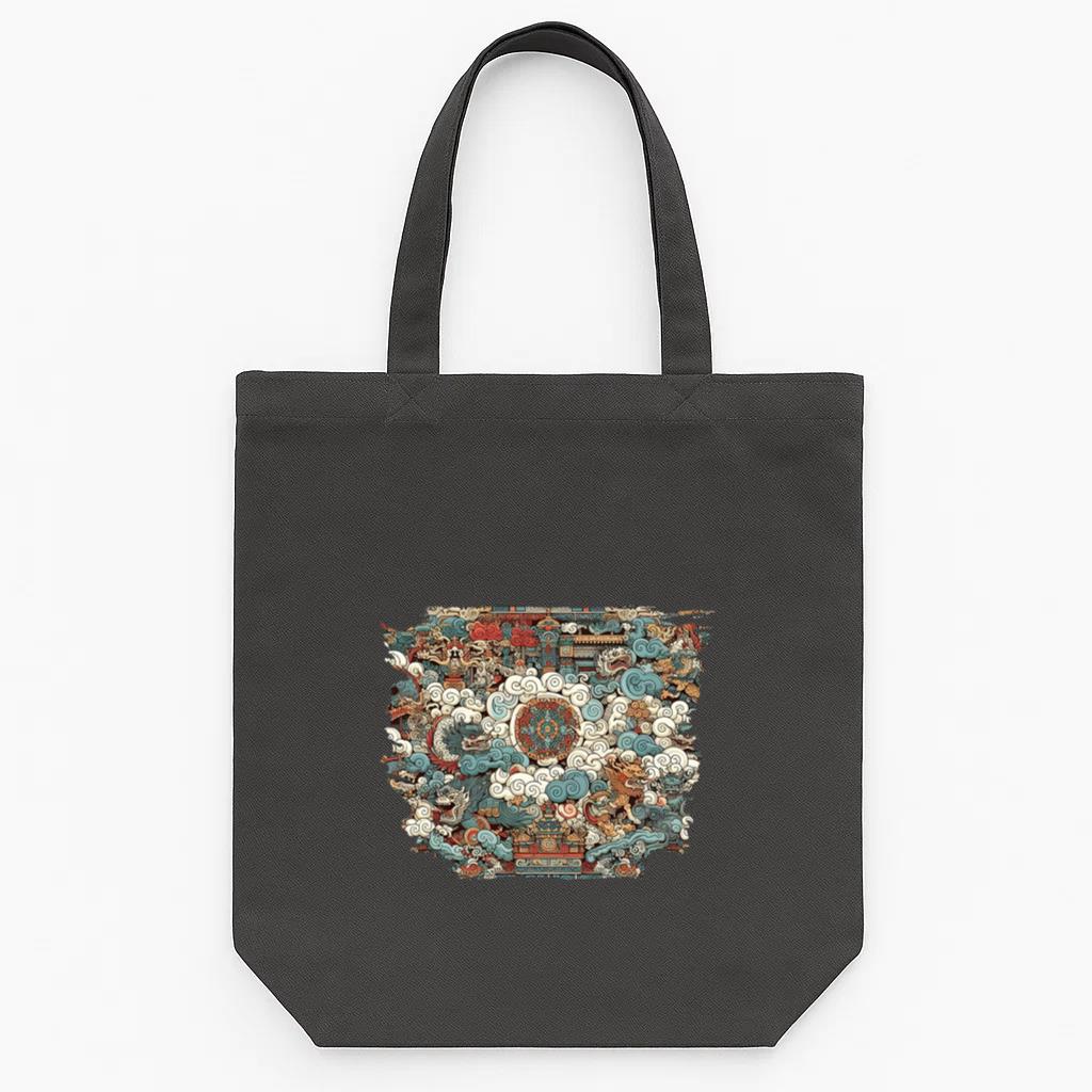 Figure Lovely Dynamic Tote Canvas Bag