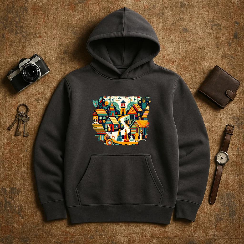Flower Calm Creative Hoodie