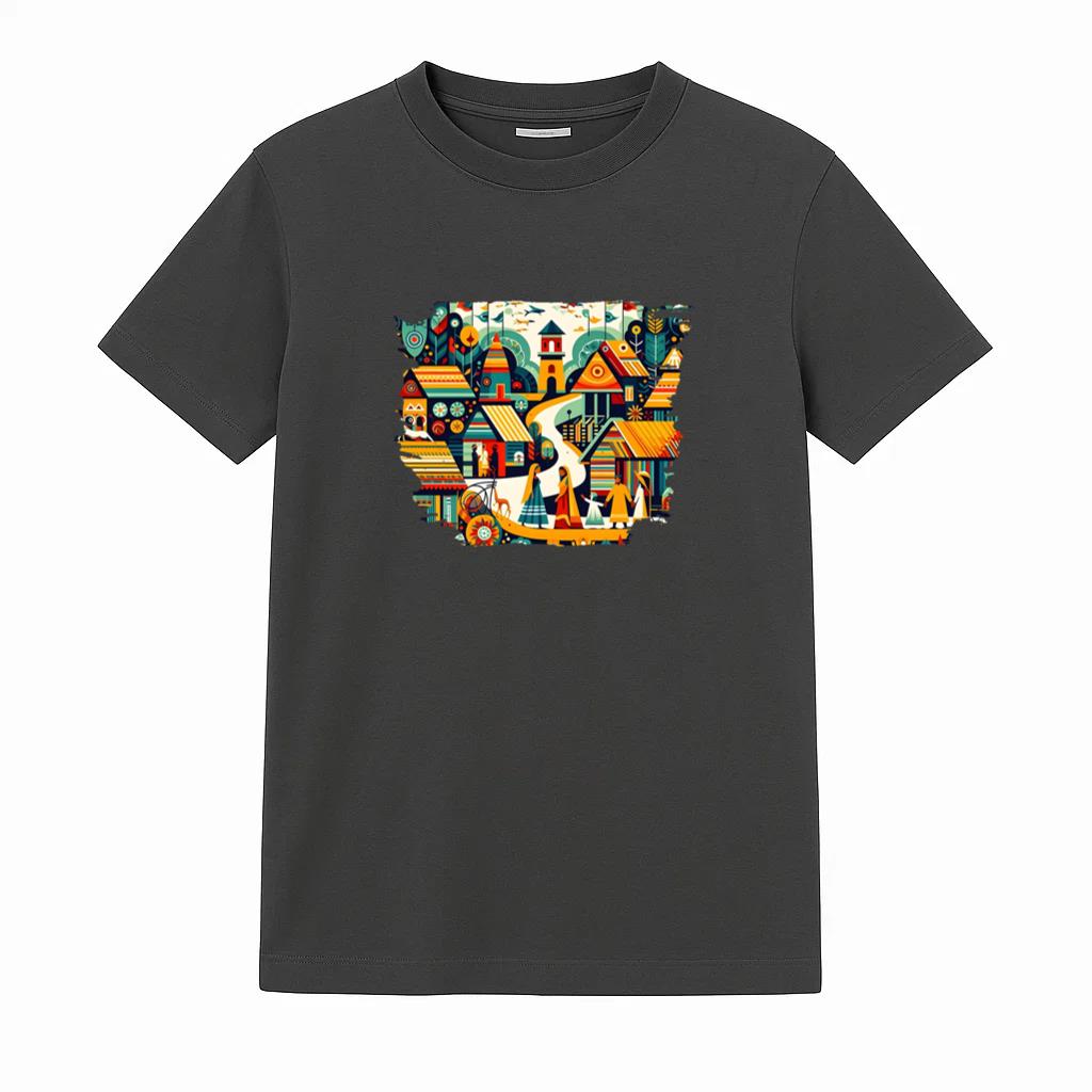 Flower Calm Creative T-Shirt