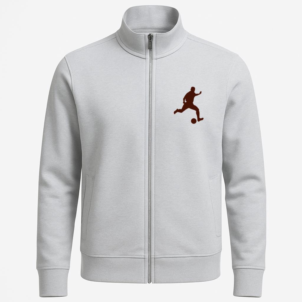 Football Player Soccer Silhouette Jacket