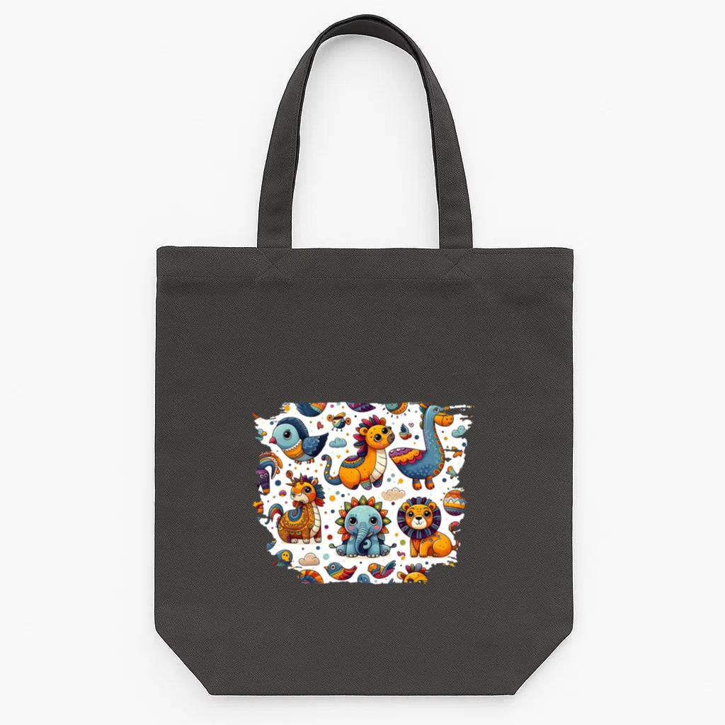 Glow Happy Bold Tote Canvas Bag