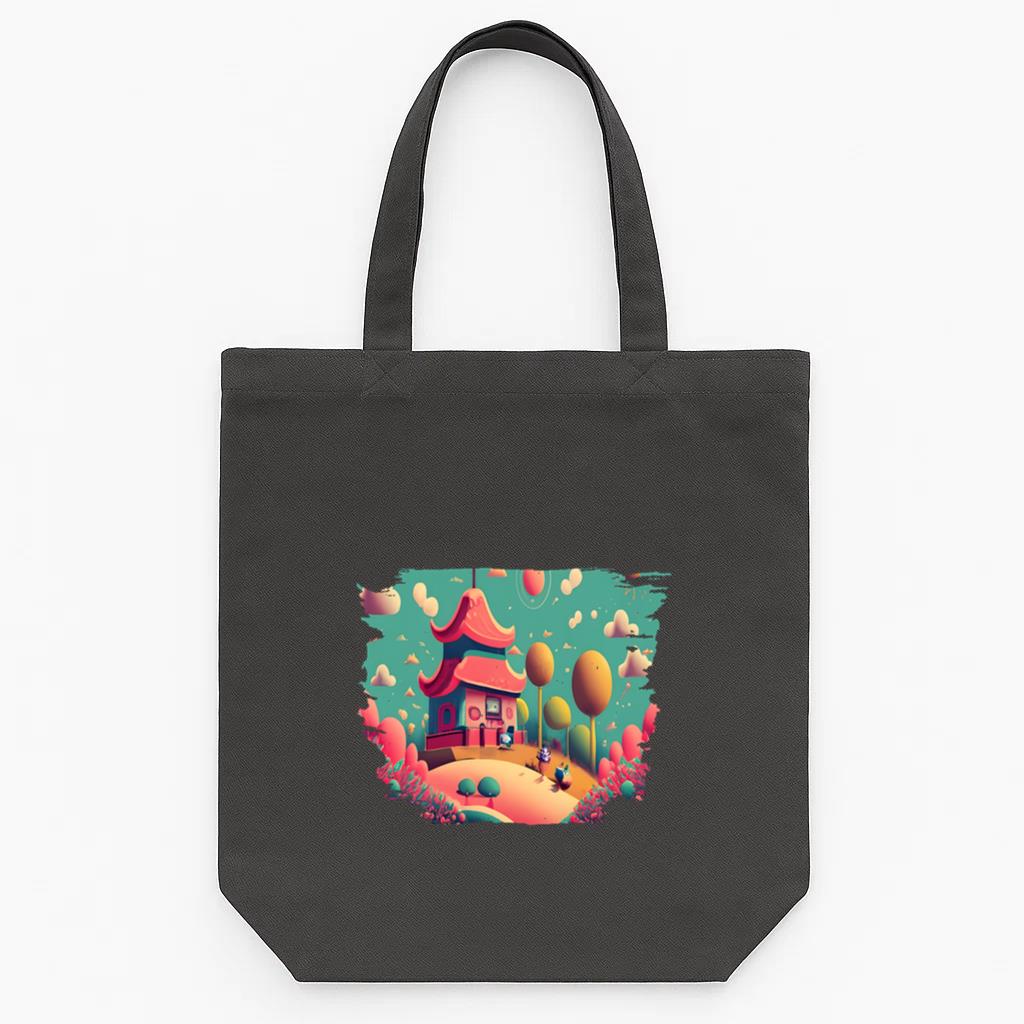 Hero Shiny Smooth Tote Canvas Bag