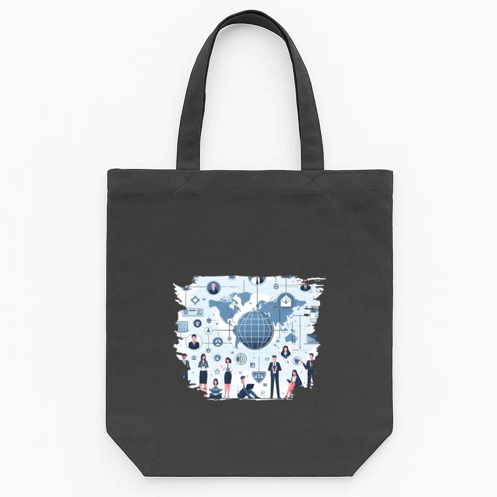 Icon Elegant Vintage Tote Canvas Bag