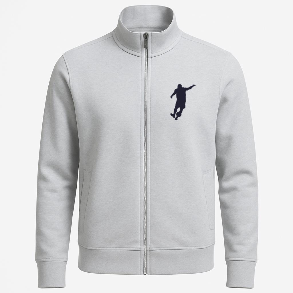 Male Playing Soccer Silhouette Jacket