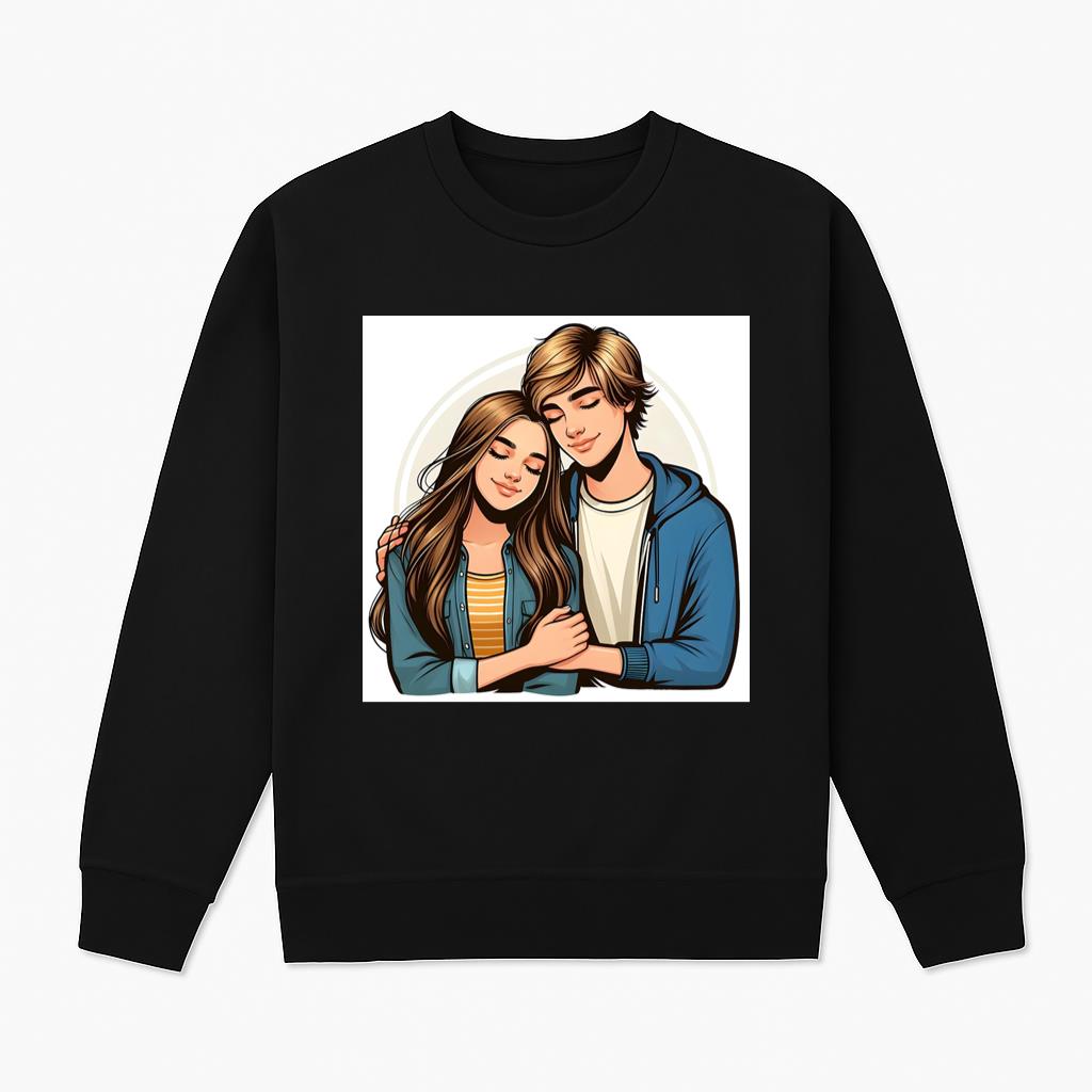 vonreal Couple Happy Sweatshirt