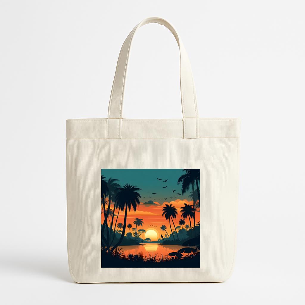 vonreal Happy Sunny Canvas Tote Bag