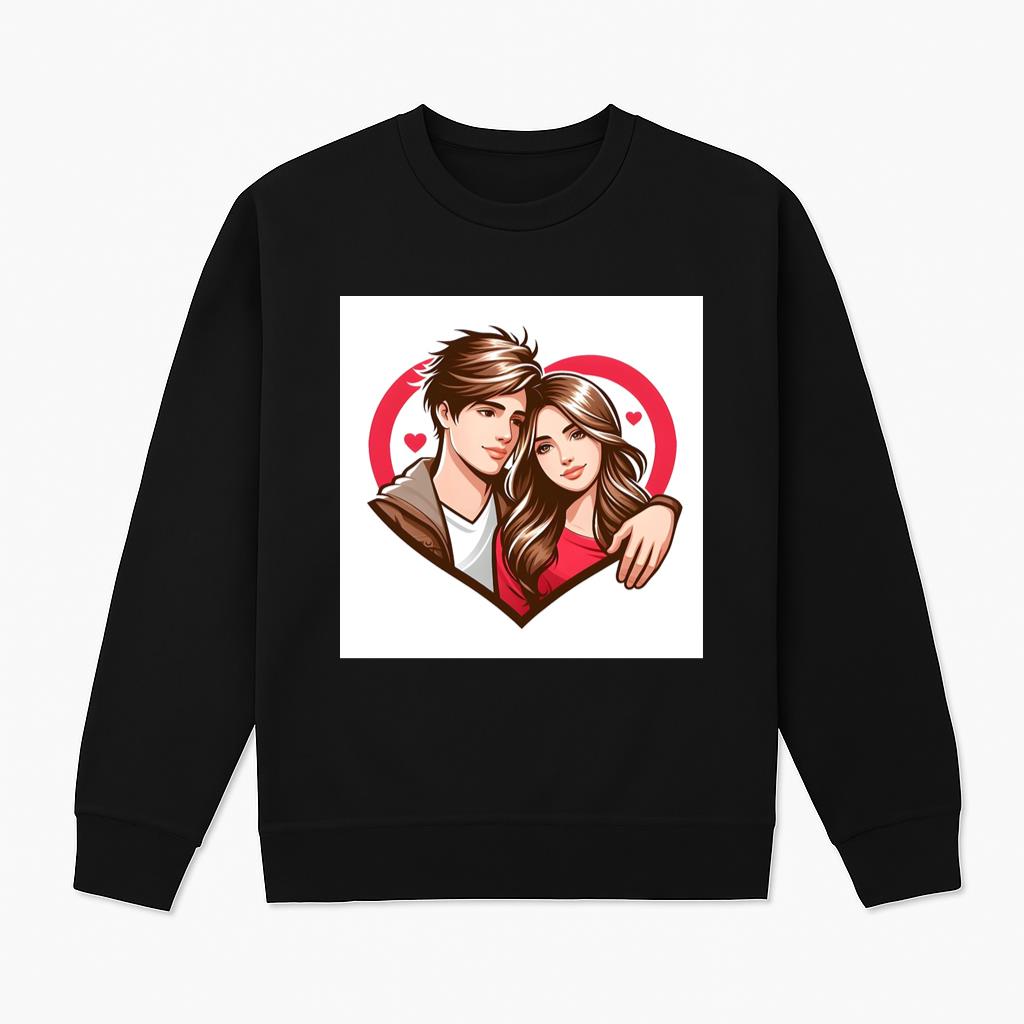 vonreal Heart Happy Sweatshirt