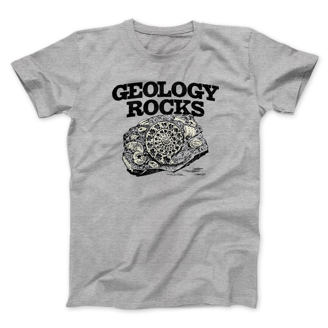 Geology Rocks Unisex T-Shirt 100% Cotton Heather Blend Baby Rib Collar Print