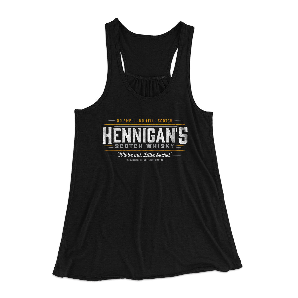Hennigan's Scotch Whisky Women's Flowey Racerback Tank Top